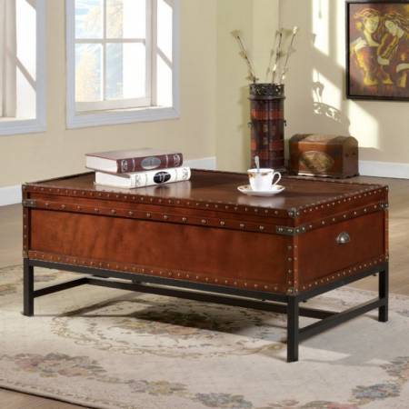 MILBANK COFFEE TABLE Cherry Finish